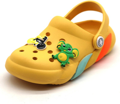 Svaar Boys Sling Back Clogs(Yellow , 8 - 9 Years)