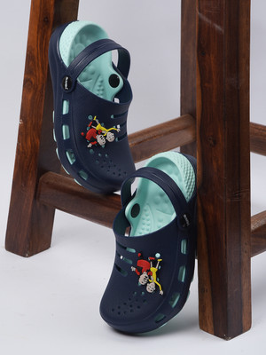 Action Plus Motu Patlu Boys & Girls Slip-on Clogs(Blue , 9-10 Years)