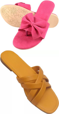 MARYAM Girls Slip-on Flats(Pink , above 16 years)