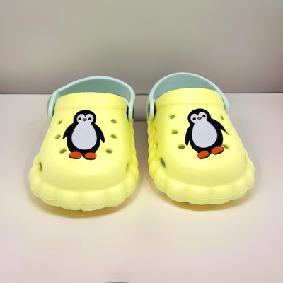 FASMANIA Boys & Girls Sling Back Clogs(Yellow , 4.5-5 YEAR)