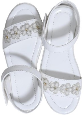 Ideal COLLECTION Girls Slip-on Flats(White , 3.5 Years)