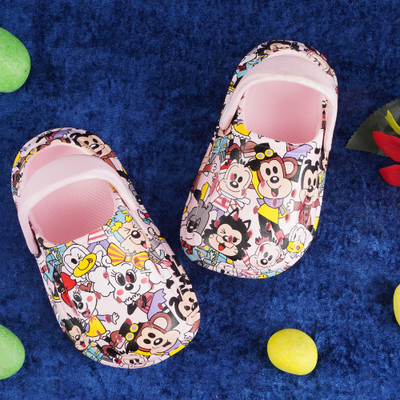 KILLER Mickey Boys & Girls Sling Back Clogs(Pink , 7 - 7.5 YEARS)