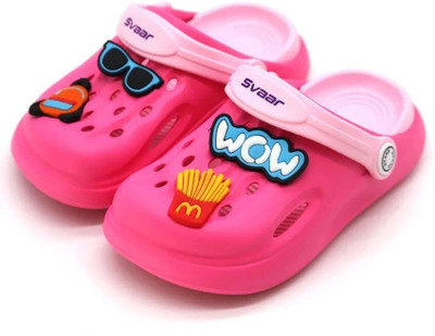 Svaar Boys Sling Back Clogs(Pink , 8 - 9 Years)