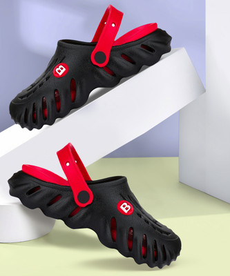 BERSACHE Boys Sling Back Clogs(Red , 5.5 -6 Years)