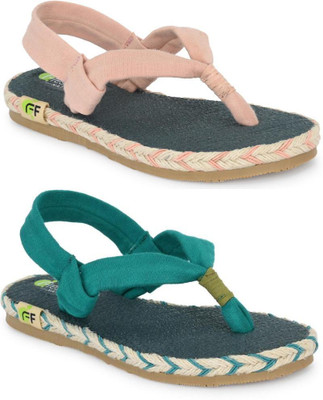 Fresh1947Feet Girls Slip-on Flats(Beige , 21.2)