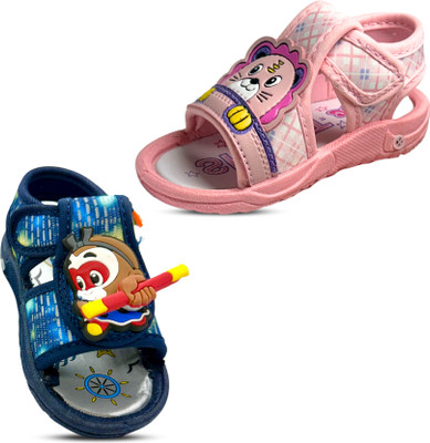 Hyfex Ninja Hattori Boys & Girls Velcro Sports Sandals(Blue , 1 to 1.5 Years)