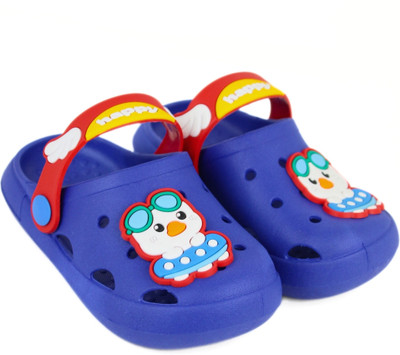 Neska Moda Boys Sling Back Clogs(Dark Blue , 2.5-3 Years)