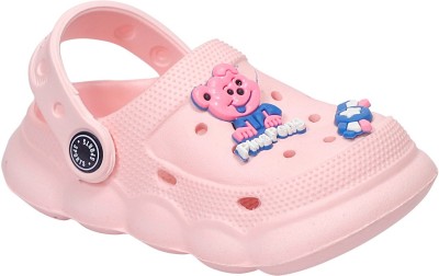 Broski Boys & Girls Sling Back Clogs(Pink , 3-3.5 Years)