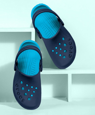 CROCS Boys Sling Back Clogs(Blue , 16 Years & Above)