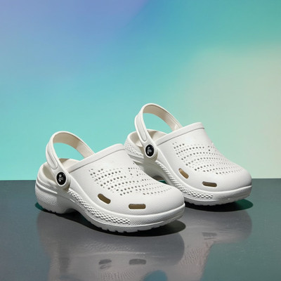 Toothless Boys & Girls Slip-on Clogs(White , 9-10 Yrs)