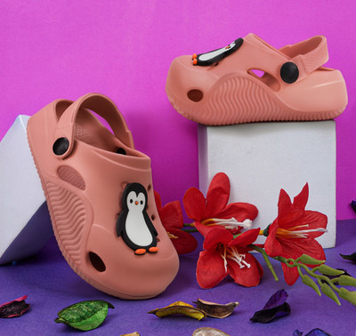 FASMANIA Boys & Girls Slip-on Clogs(Pink , 2-3 YEARS)