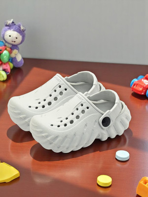 TRV Boys & Girls Slip-on Clogs(Grey , 2.5-3 YEARS)