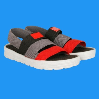 ARCHID Boys & Girls Slip-on Strappy Sandals(Red , 11-12 years)