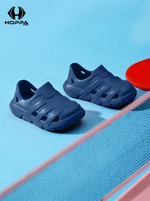 Hoppa Boys & Girls Slip-on Clogs(Blue , 3.5-4 Year)