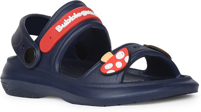 Bubblegummers Boys & Girls Buckle Sports Sandals(Blue , 13-14 Years)