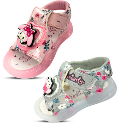 Hyfex Kung Fu Panda Boys & Girls Velcro Sports Sandals(Pink , 1.5 to 2 Years)