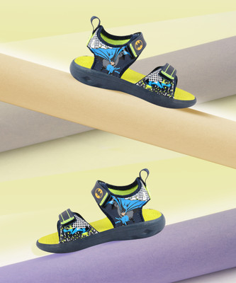 CAMPUS Batman Boys Velcro Sports Sandals(Blue , 4 - 5 Years)