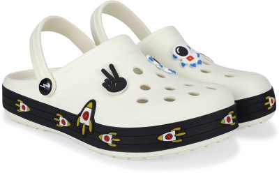 CAMPUS Boys & Girls Sling Back Clogs(White , 11 - 12 Years)