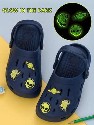 Miss & Chief Boys Sling Back Clogs(Dark Blue , 11-12 Years)