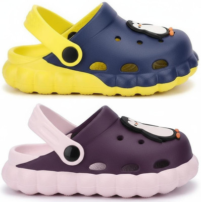 FEETPER Boys & Girls Slip-on Sports Sandals(Blue , 2.5-3 Years)