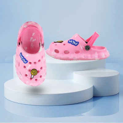 ONFEET Boys & Girls Slip-on Clogs(Pink , 4-5 Years)