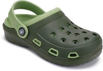 SHOEFLY Boys & Girls Sling Back Clogs(Green , 5 - 6 Years)