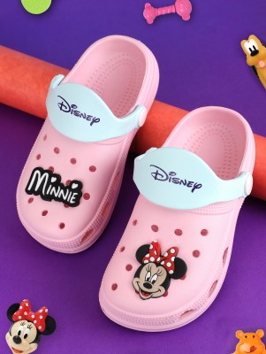 DISNEY by MISS & CHIEF Boys & Girls Sling Back Clogs(Pink , 2-2.5 Years)