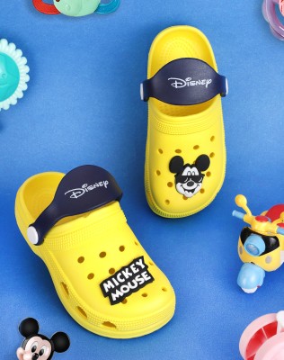 DISNEY BY MISS & CHIEF Boys & Girls Sling Back Clogs(Yellow)