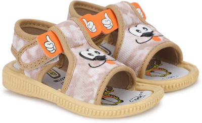 Billion Boys Velcro Flats(Beige , 6 - 9 month)