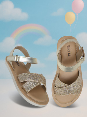 BEReal Boys & Girls Slip-on Flats(Gold , 2-2.5 Years)