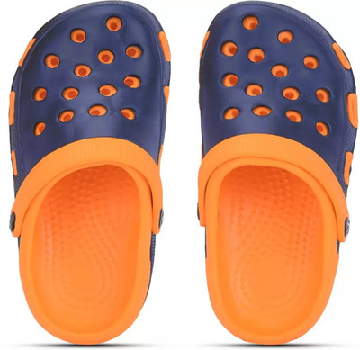 World Wear Footwear Boys & Girls Slip-on Clogs(Dark Blue , 5.5-6 Years)