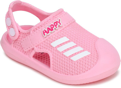 TRASE Boys & Girls Sling Back Clogs(Pink , 3.5-4 Years)