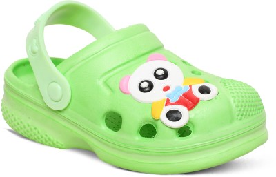 Trendmode Boys Sling Back Clogs(Green , 15 to 24 month)