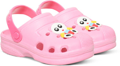 Trendmode Boys & Girls Slip-on Clogs(Pink , 4 to 4.5 year)