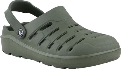 FUEL Men Clogs(Olive , 6)