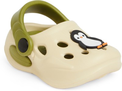 CHiU Boys & Girls Slip-on Clogs(Cream ,)