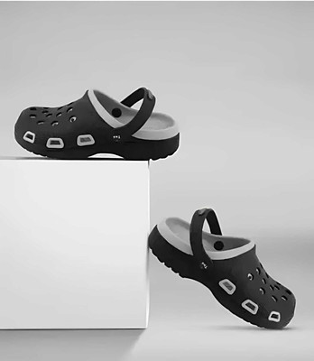 Crazyly Boys Slip-on Clogs(Grey , 9-9.5 YEARS)