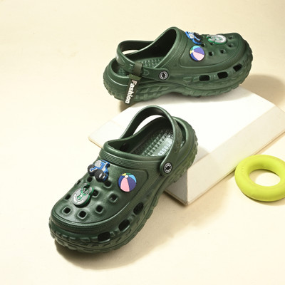 BIRDE Boys & Girls Sling Back Clogs(Green , 5-5.5 Years)