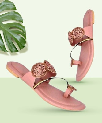 SBF Girls Slip-on Flats(Pink , 15-30)