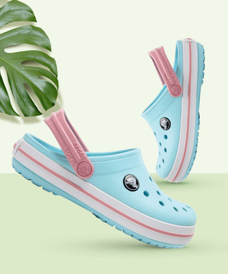 CROCS Boys & Girls Sling Back Clogs(Blue , 1 - 2 Years)