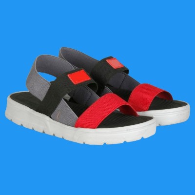 ARCHID Boys & Girls Slip-on Strappy Sandals(Red , 9-10 years)