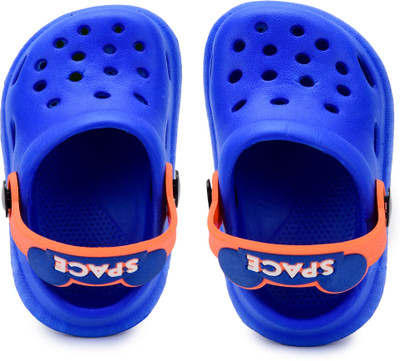 leecook Boys & Girls Sling Back Clogs(Blue , 1 to 1.5 Year)