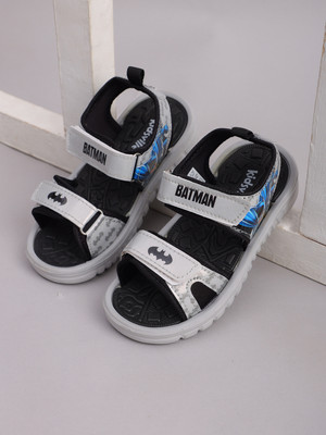 kidsville Batman Boys Velcro Strappy Sandals(Grey , 2 Years)