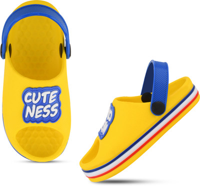SMARTOTS Boys Slip On Slipper Flip Flop(Yellow , 18 - 24 Months)