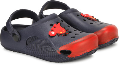 RIFOF Boys & Girls Slip-on Clogs(Blue , 7-8 Years)