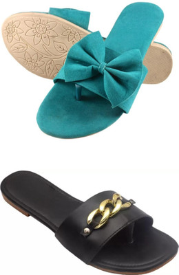 MARYAM Girls Slip-on Flats(Light Blue , above 16 years)