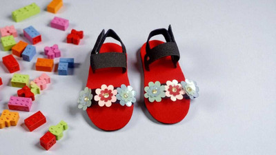 SHOESTICHE Girls Velcro Strappy Sandals(Red , 12-15 month kids)