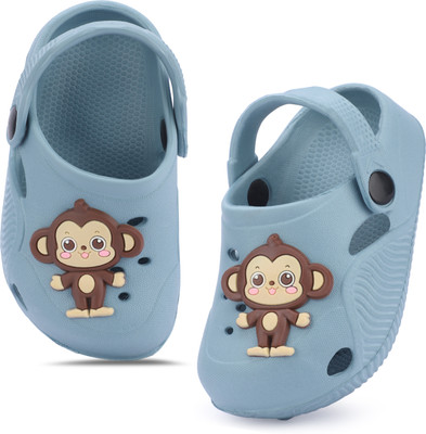 GLJ CLASSMATE Boys & Girls Sling Back Clogs(Blue , 0.5 - 1 Years)