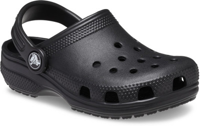 CROCS Boys & Girls Sling Back Clogs(Black , 5 years)