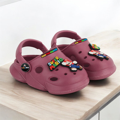 Santhanakid Boys & Girls Sling Back Clogs(Multicolor , 4-4.5 YEARS)